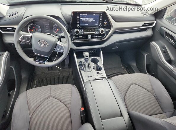 5TDCZRAH3LS509836 2020 TOYOTA HIGHLANDER White Dashboard view