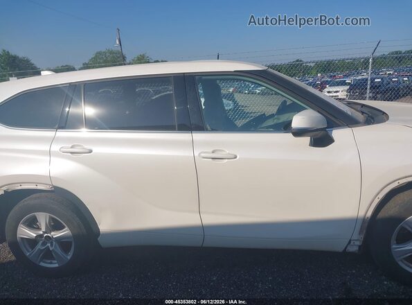 5TDCZRAH5MS079101 2021 TOYOTA HIGHLANDER White უკანა სალონის ხედი