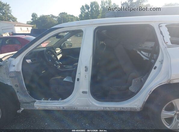 5TDCZRAH5MS079101 2021 TOYOTA HIGHLANDER White სალონის 360-გრადუსიანი ხედი