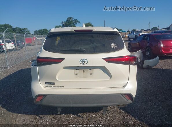 5TDCZRAH5MS079101 2021 TOYOTA HIGHLANDER White 