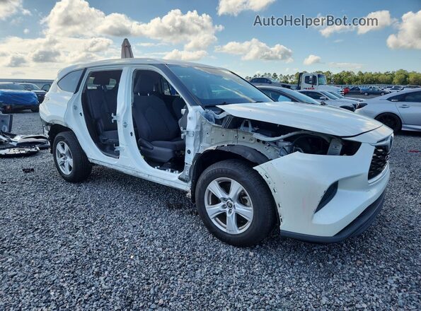 5TDCZRAH8MS529050 2021 TOYOTA HIGHLANDER White წინა მარჯვენა