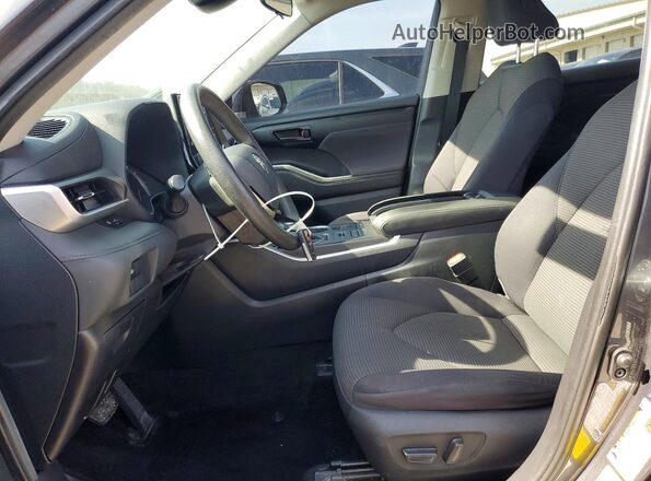 5TDCZRBH4LS013233 2020 TOYOTA HIGHLANDER Charcoal Vista interior delantera