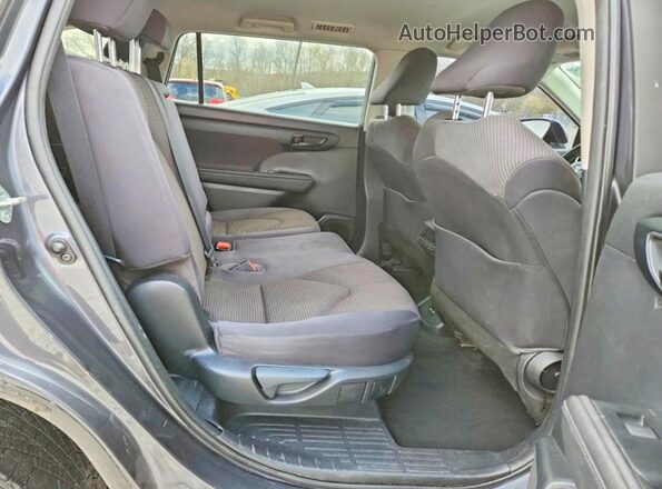 5TDCZRBH4LS013233 2020 TOYOTA HIGHLANDER Charcoal Vista interior trasera