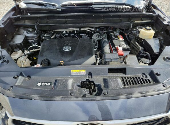 5TDCZRBH4LS013233 2020 TOYOTA HIGHLANDER Charcoal Vista del compartimento del motor