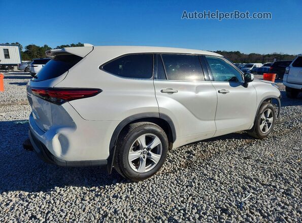 5TDCZRBH7MS076148 2021 TOYOTA HIGHLANDER Белый Задняя правая четверть