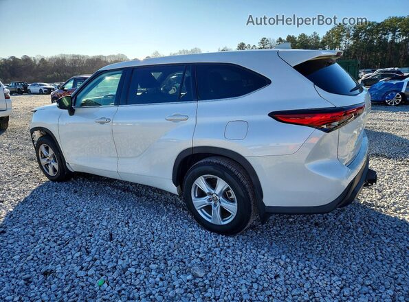 5TDCZRBH7MS076148 2021 TOYOTA HIGHLANDER Белый Задняя левая четверть