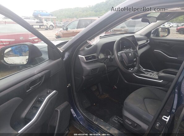 5TDCZRBH9MS140822 2021 TOYOTA HIGHLANDER Синий 