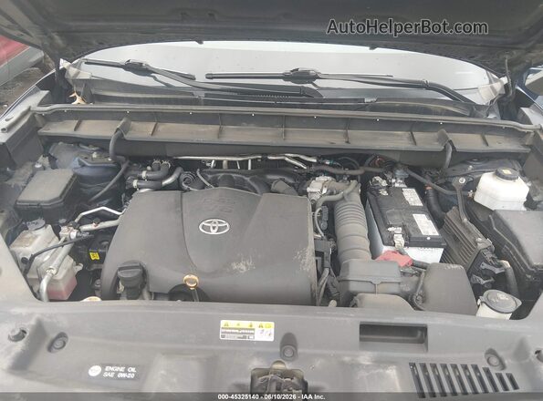 5TDCZRBH9MS140822 2021 TOYOTA HIGHLANDER Синий Вид сзади