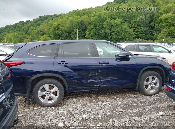 5TDCZRBH9MS140822 2021 TOYOTA HIGHLANDER Синий Панорамный вид салона 360°