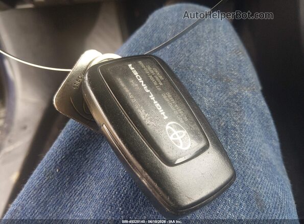 5TDCZRBH9MS140822 2021 TOYOTA HIGHLANDER Синий Вид панели приборов