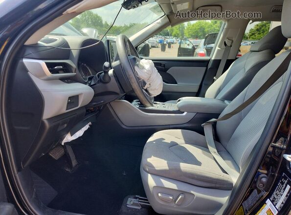 5TDCZRBHXLS505877 2020 TOYOTA HIGHLANDER Black 