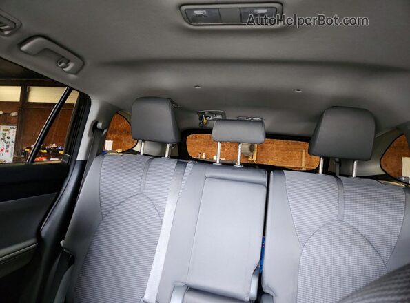 5TDCZRBHXMS058128 2021 TOYOTA HIGHLANDER Black Widok tylnych siedzeń