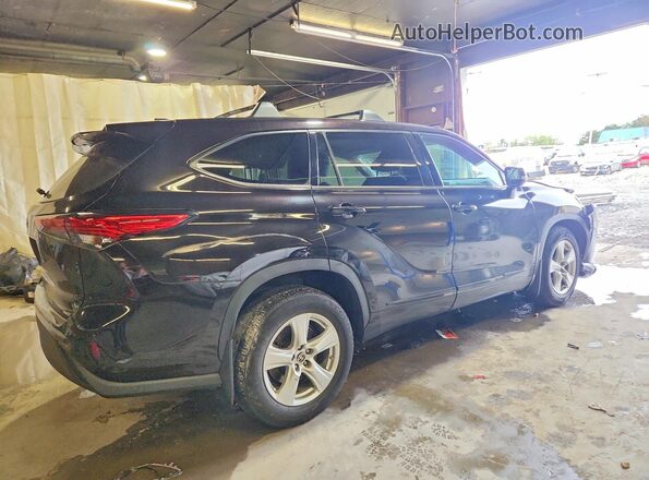 5TDCZRBHXMS058128 2021 TOYOTA HIGHLANDER Black Tył prawy