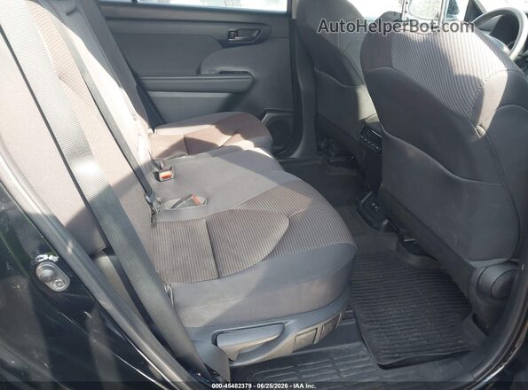 5TDCZRBHXMS530800 2021 TOYOTA HIGHLANDER Black Widok naklejki z numerem VIN