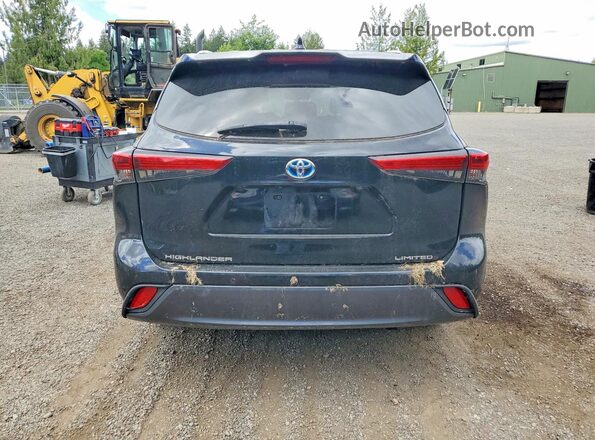 5TDDBRCH4MS016495 2021 TOYOTA HIGHLANDER Black Rear view