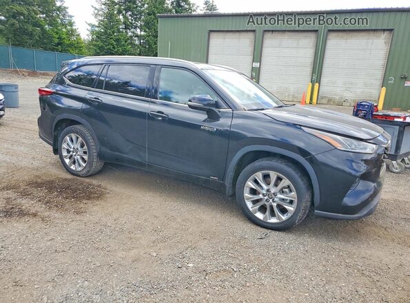 5TDDBRCH4MS016495 2021 TOYOTA HIGHLANDER Black Front right