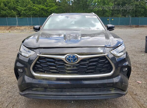 5TDDBRCH4MS016495 2021 TOYOTA HIGHLANDER Black Front view