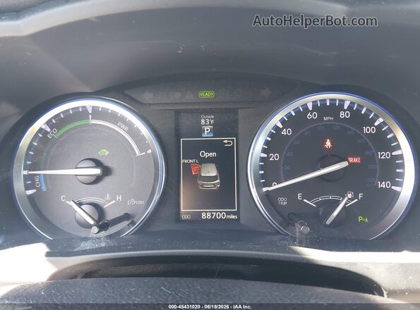 5TDDCRFH2GS014838 2016 TOYOTA HIGHLANDER HYBRID White Вид задніх сидінь