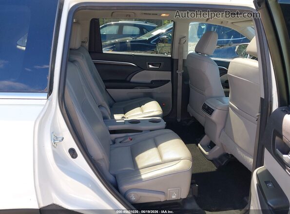 5TDDCRFH2GS014838 2016 TOYOTA HIGHLANDER HYBRID White 