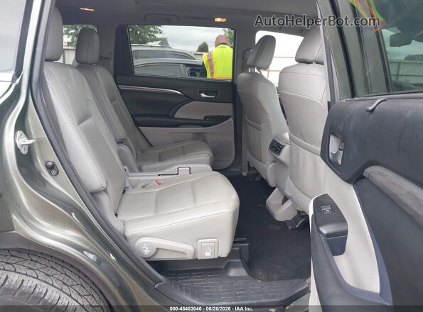 5TDDGRFH0JS038180 2018 TOYOTA HIGHLANDER HYBRID Green Вид наклейки з VIN-кодом
