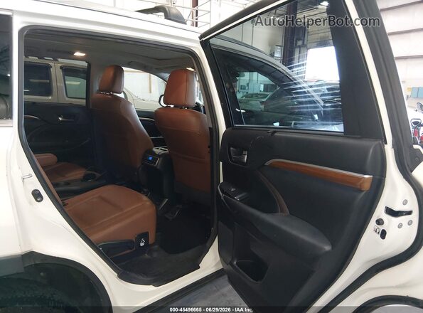 5TDDGRFH0JS045937 2018 TOYOTA HIGHLANDER HYBRID White Widok naklejki z numerem VIN
