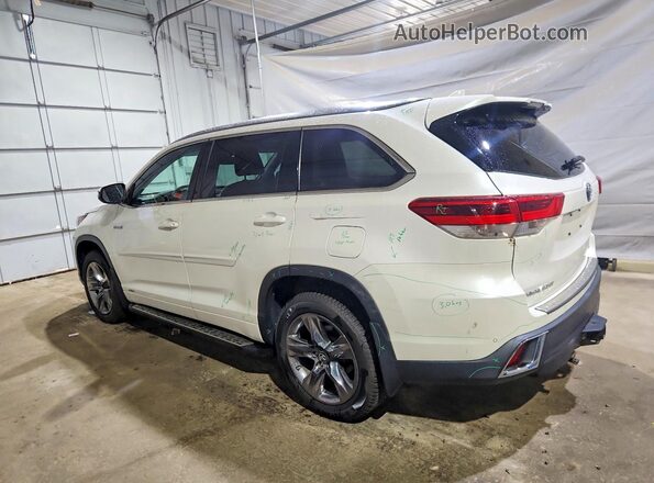 5TDDGRFH0JS050555 2018 TOYOTA HIGHLANDER Белый Задняя левая четверть