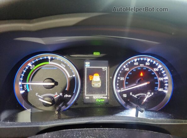 5TDDGRFH0JS050555 2018 TOYOTA HIGHLANDER Белый Вид щитка приборов