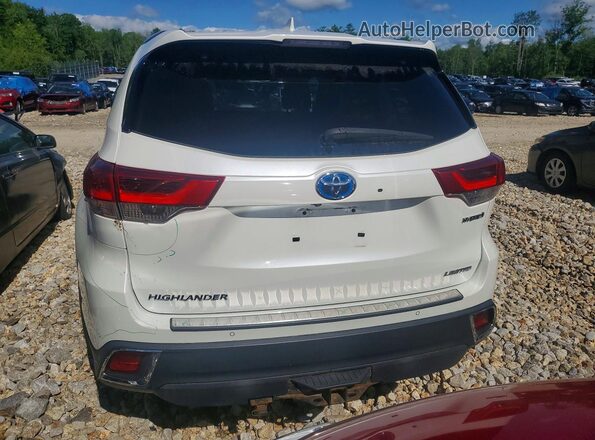 5TDDGRFH0JS050555 2018 TOYOTA HIGHLANDER Белый Вид сзади
