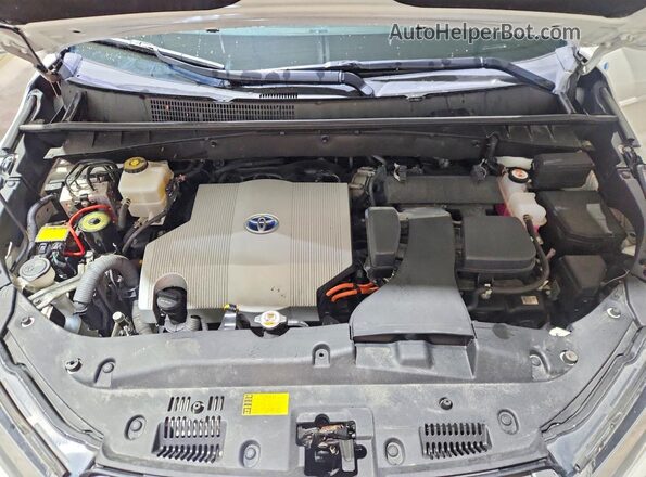 5TDDGRFH0JS050555 2018 TOYOTA HIGHLANDER Белый Вид подкапотного пространства