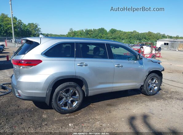 5TDDGRFH3KS075676 2019 TOYOTA HIGHLANDER HYBRID Silver 360 interior view