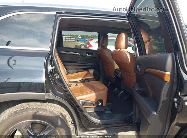5TDDGRFH5KS074853 2019 TOYOTA HIGHLANDER HYBRID Black Вид наклейки з VIN-кодом