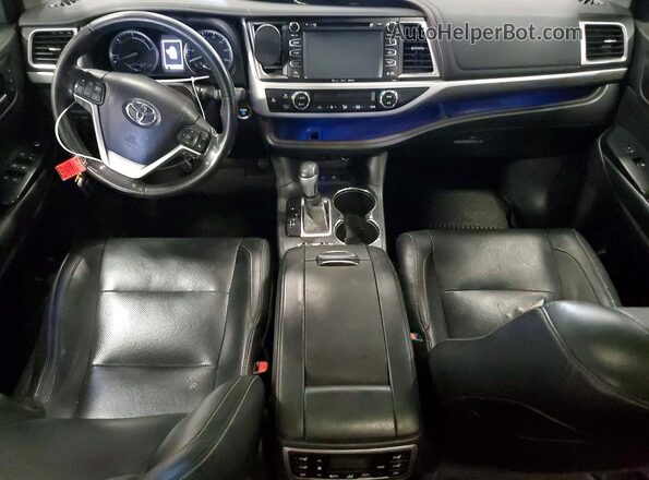 5TDDGRFH6JS040287 2018 TOYOTA HIGHLANDER Серый 