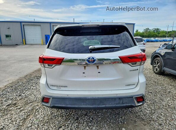 5TDDGRFH7JS051461 2018 TOYOTA HIGHLANDER White Հետևի տեսք