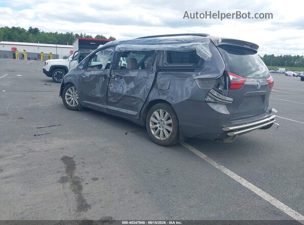 5TDDK3DC0GS139831 2016 TOYOTA SIENNA Серый Задняя левая четверть