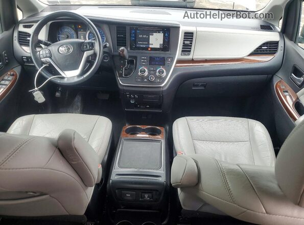 5TDDK3DC1GS130717 2016 TOYOTA SIENNA Silver Vista del salpicadero
