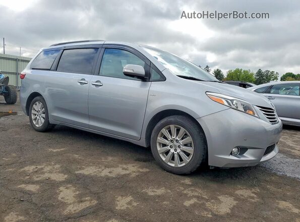 5TDDK3DC1GS130717 2016 TOYOTA SIENNA Silver Delantero derecho