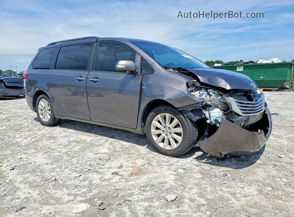 5TDDK3DC2GS132041 2016 TOYOTA SIENNA Gray Առջևի աջ