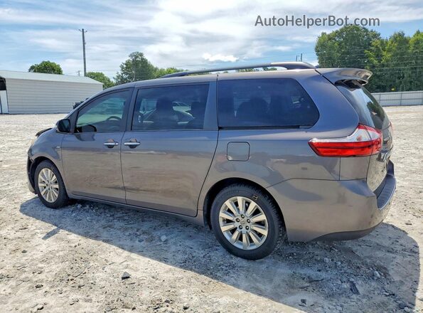 5TDDK3DC2GS132041 2016 TOYOTA SIENNA Gray Հետևի ձախ