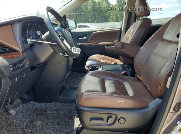 5TDDK3DC2GS132041 2016 TOYOTA SIENNA Gray Սալոնի դիմացի տեսք