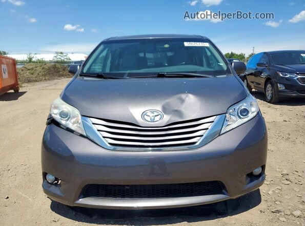 5TDDK3DC2GS140799 2016 TOYOTA SIENNA Gray წინა ხედი