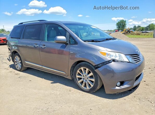 5TDDK3DC2GS140799 2016 TOYOTA SIENNA Gray წინა მარჯვენა