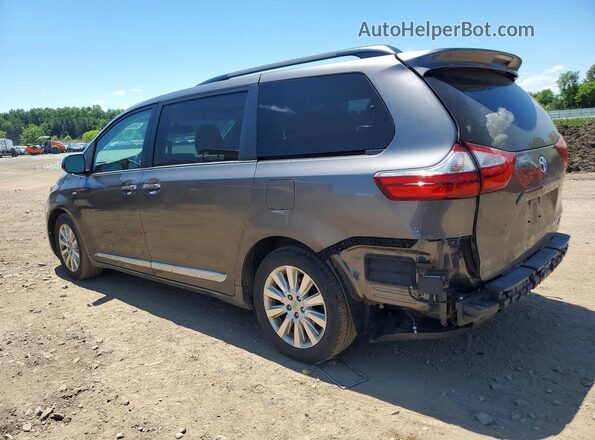 5TDDK3DC2GS140799 2016 TOYOTA SIENNA Gray უკანა მარცხენა