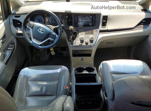 5TDDK3DC2GS140799 2016 TOYOTA SIENNA Gray წინა პანელის ხედი