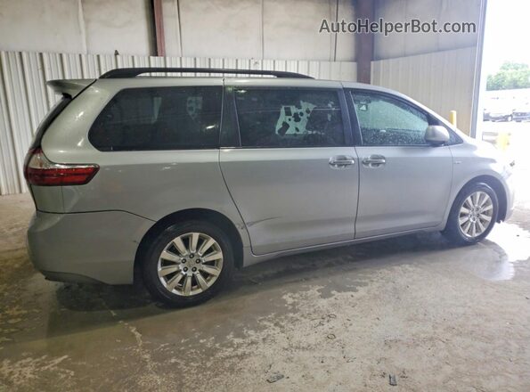 5TDDK3DC3GS137801 2016 TOYOTA SIENNA Silver Հետևի աջ