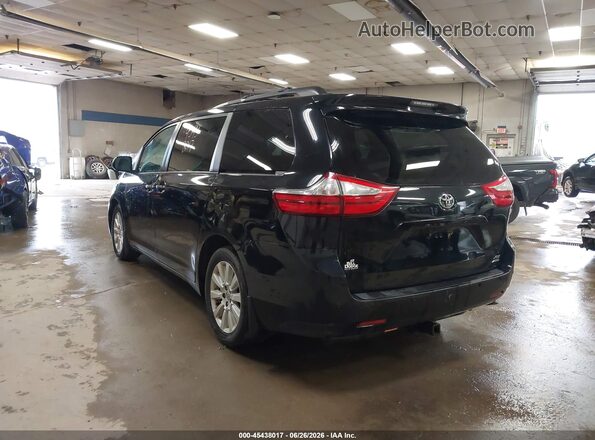 5TDDK3DC4GS129805 2016 TOYOTA SIENNA Black Rear left
