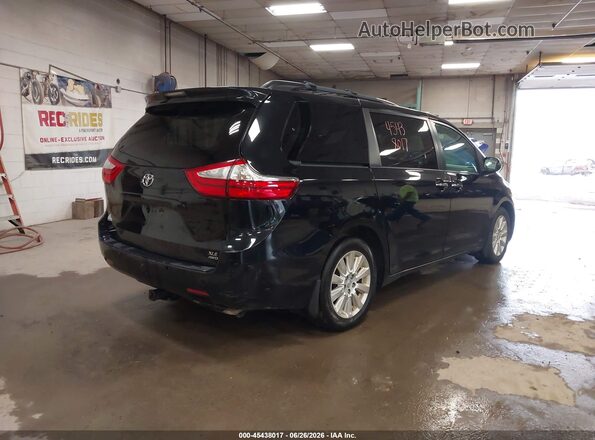 5TDDK3DC4GS129805 2016 TOYOTA SIENNA Black Rear right