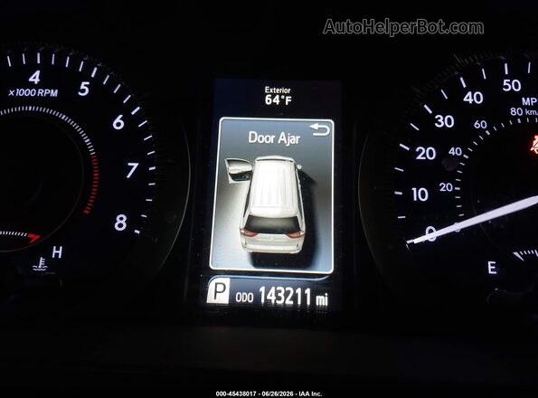 5TDDK3DC4GS129805 2016 TOYOTA SIENNA Black 