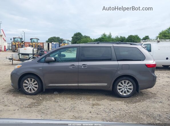 5TDDK3DC4GS143395 2016 TOYOTA SIENNA Gray სალონის 360-გრადუსიანი ხედი