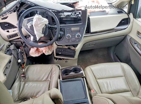 5TDDK3DC5GS142708 2016 TOYOTA SIENNA Gold წინა სალონის ხედი