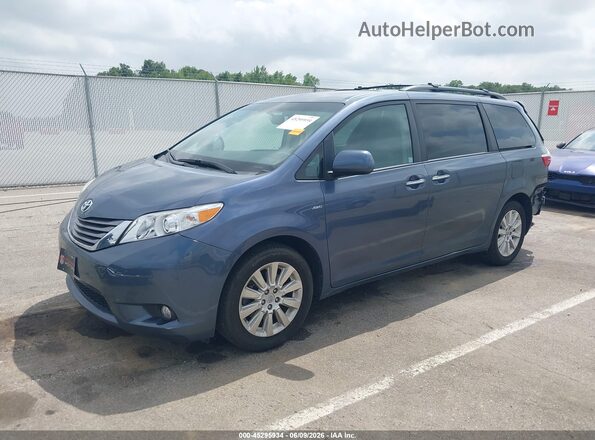 5TDDK3DC5GS145141 2016 TOYOTA SIENNA Light Blue Przód lewy